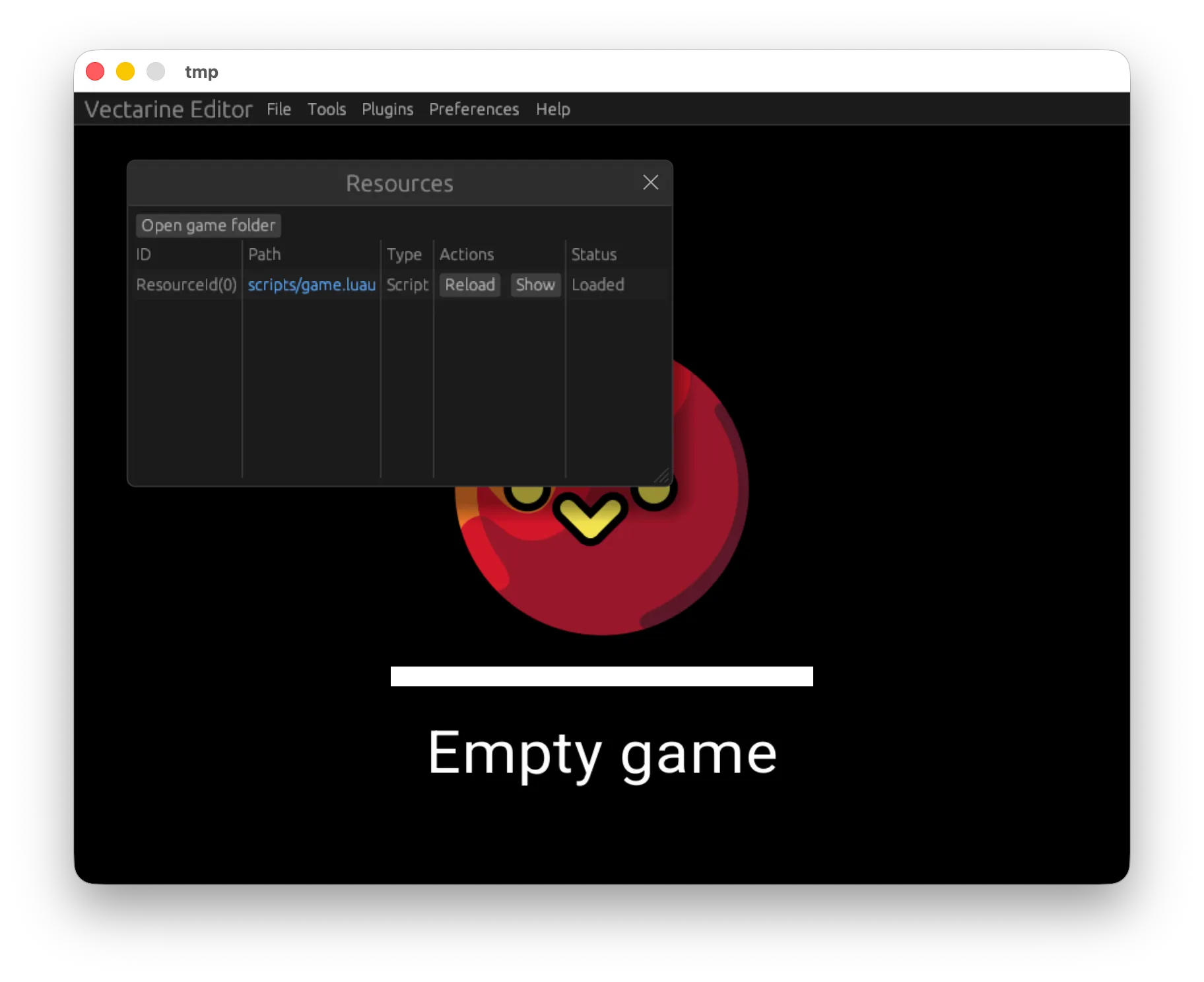 The empty game project