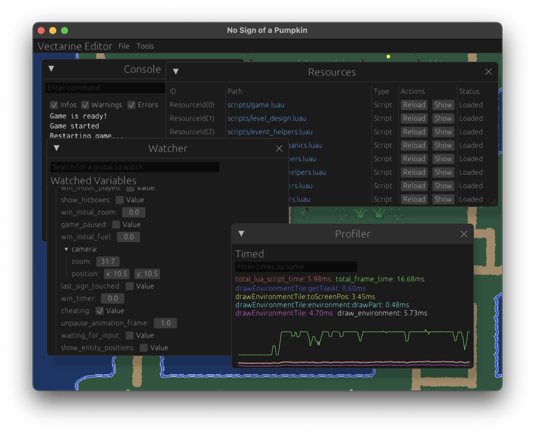 The Vectarine editor